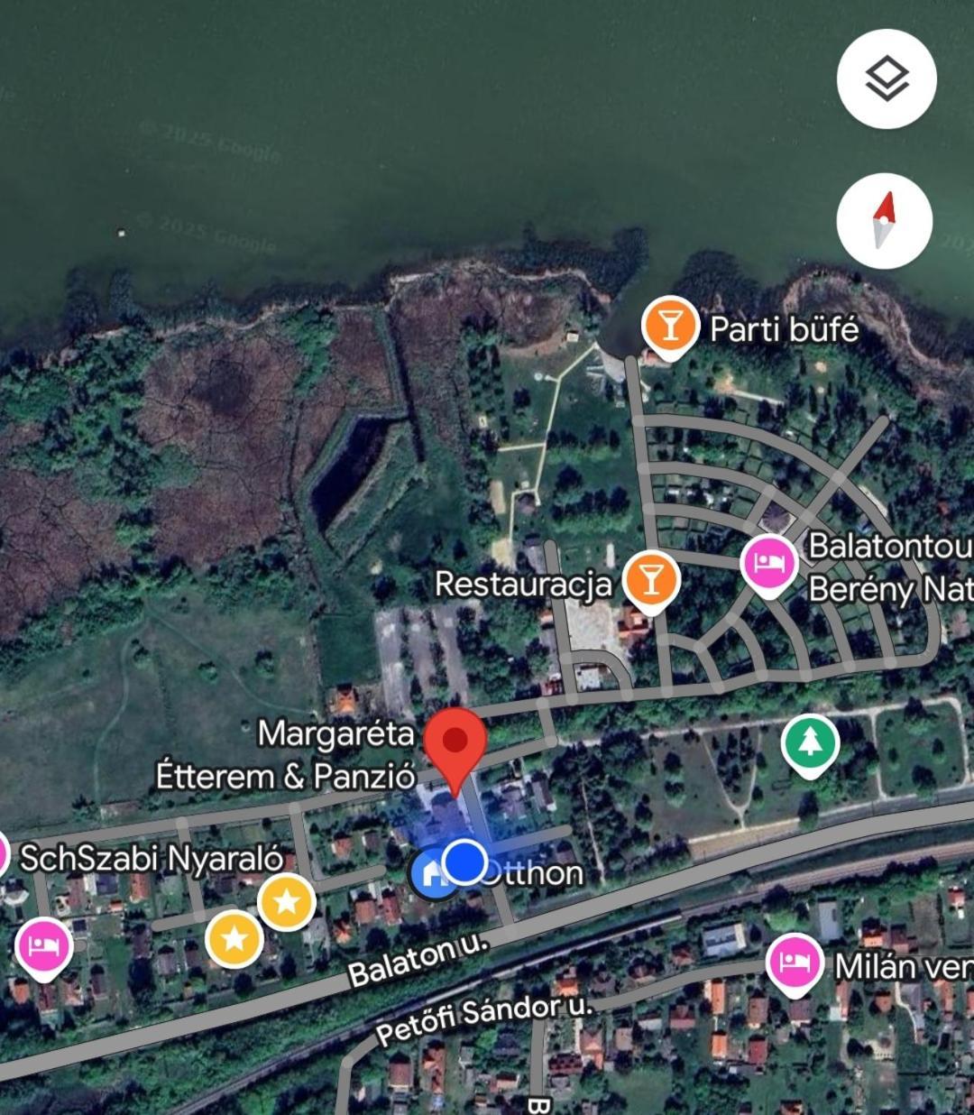 Margareta Etterem Es Vendeghaz Gasthaus Balatonberény Exterior foto